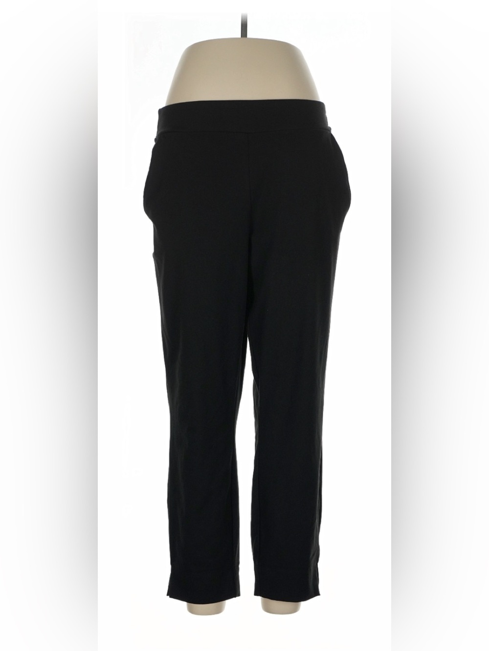 Rachel Zoe Black Pull-On Straight Leg Trousers large